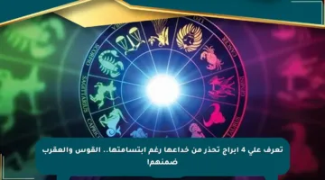 تعرف على 4 أبراج تحذر من خداعها رغم ابتسامتها.. القوس والعقرب ضمنهم!